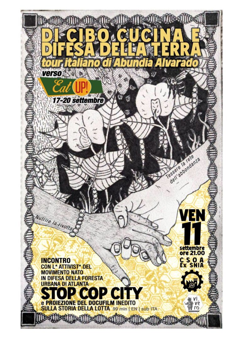 DI CIBO, CUCINA E DIFESA DELLA TERRA | Tour italiano di Abundia Alvarado