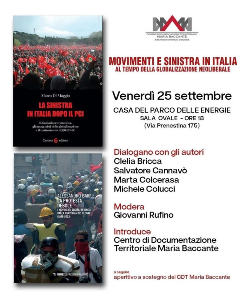 Movimenti e sinistra in Italia al tempo della globalizzazione neoliberale