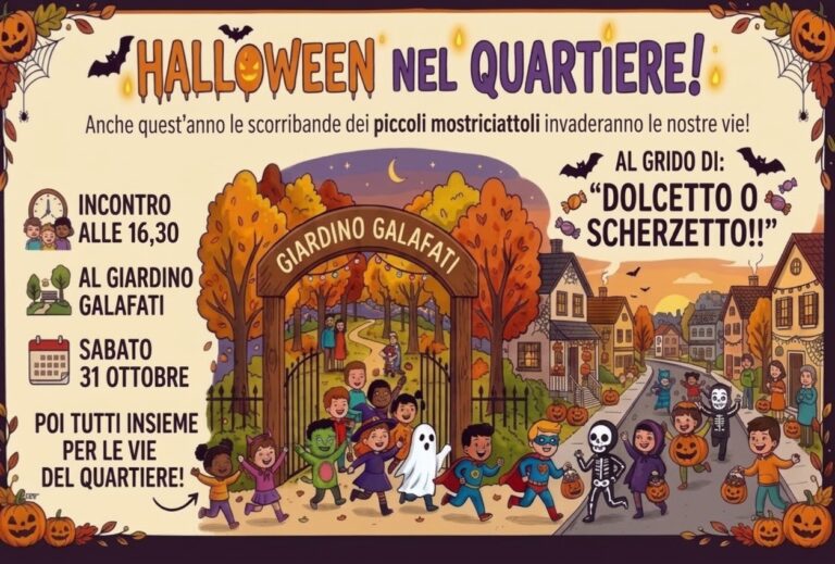 Halloween nel quartiere!