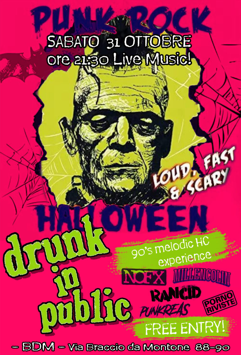 DRUNK IN PUBLIC Live! | HALLOWEEN PUNK ROCK