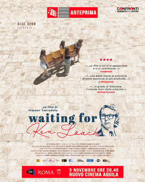 INCONTRO CON IL REGISTA SIMONE AMENDOLA PER L’ANTEPRIMA ROMANA DI WAITING FOR KEN LOACH