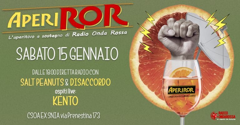 APERIROR – L’aperitivo a sostegno di Radio Onda Rossa