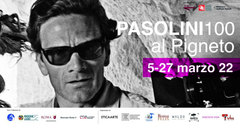 PASOLINI 100 AL PIGNETO ARRIVA AL NUOVO CINEMA AQUILA