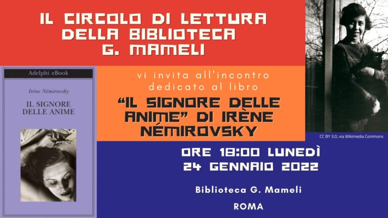 Incontro del Circolo di lettura