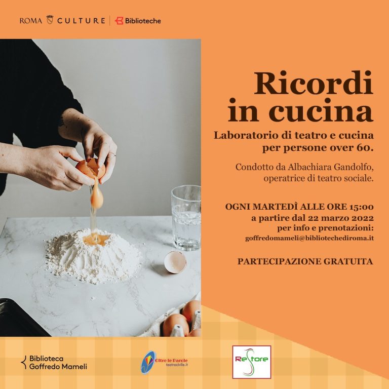 Ricordi in cucina. Laboratorio di teatro e cucina